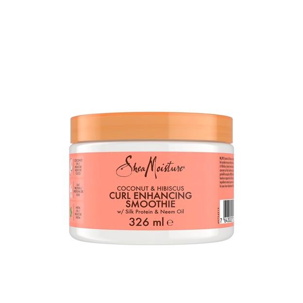 Crema suavizante para rizos con coco e hibisco de Shea Moisture.