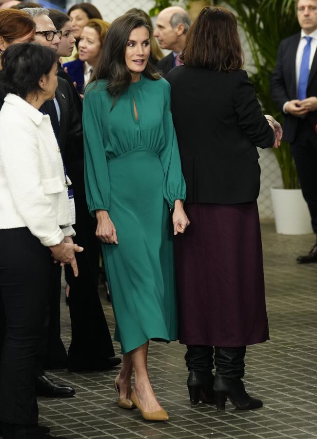 La reina Letizia en el Día Mundial Contra el Cáncer (LIMITED PICTURES)