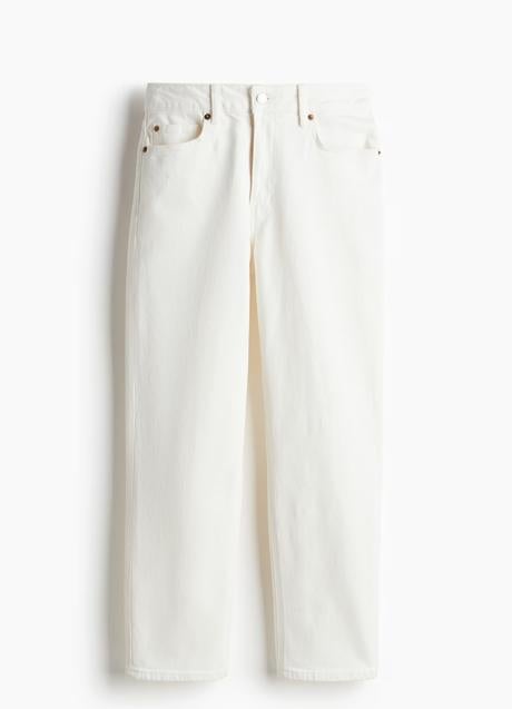 Pantalones blanco de H&M (29,99 euros)