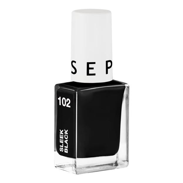 Nail Polish 102 Sleek black de Sephora Collection. Precio: 4,99 euros