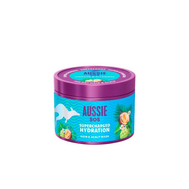 Mascarilla SOS Supercharged Hydration de Aussie.