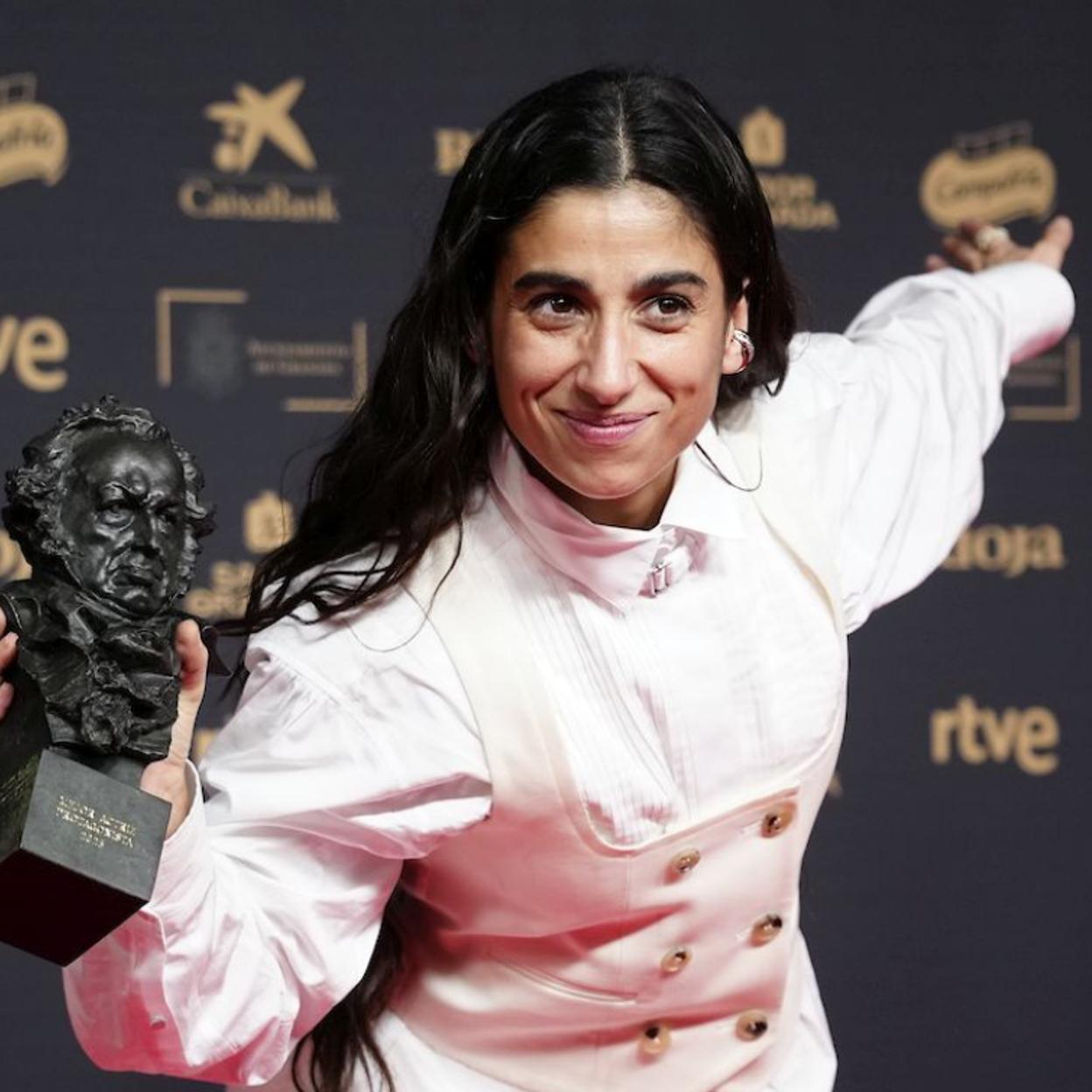 Carolina Yuste, con su Premio Goya a Mejor Actriz 2025./limited pictures