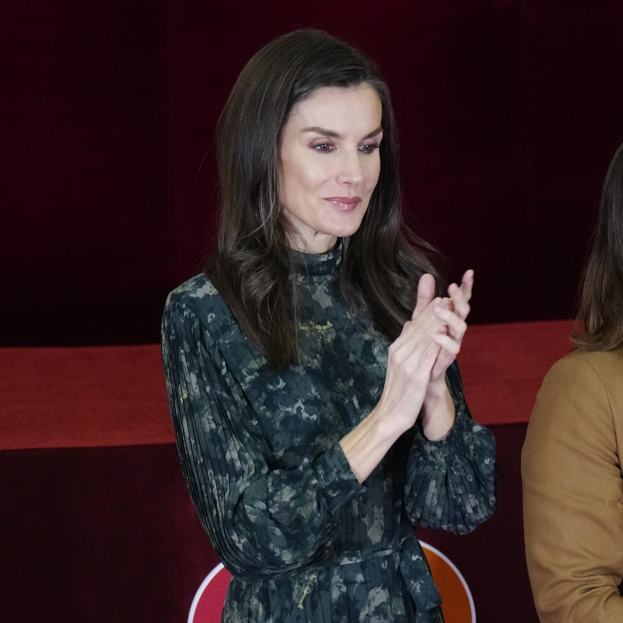 La reina Letizia en la entrega de los Premios de la Fundación Real Academia de Ciencias de España (FRACE)./limited pictures