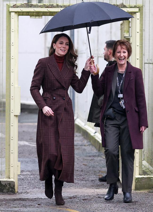 Kate Middleton en su visita a la Unidad de Madres y Bebés del centro penitenciario HMP (GTRES).