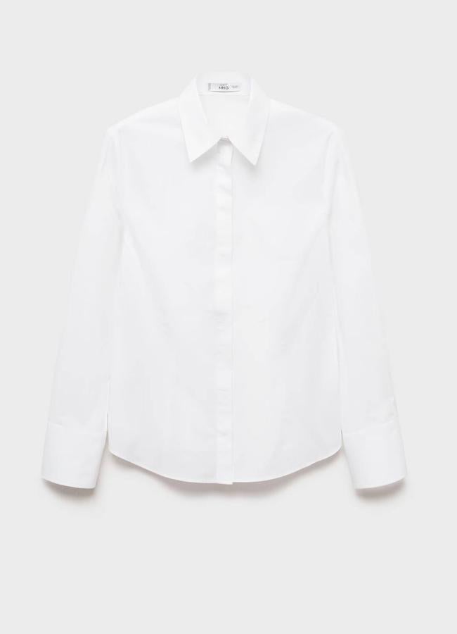 Camisa algodón entallada (22,99€)