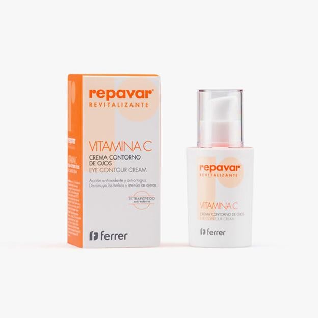 Repavar Revitalizante Vitamina C Crema Contorno de Ojos.