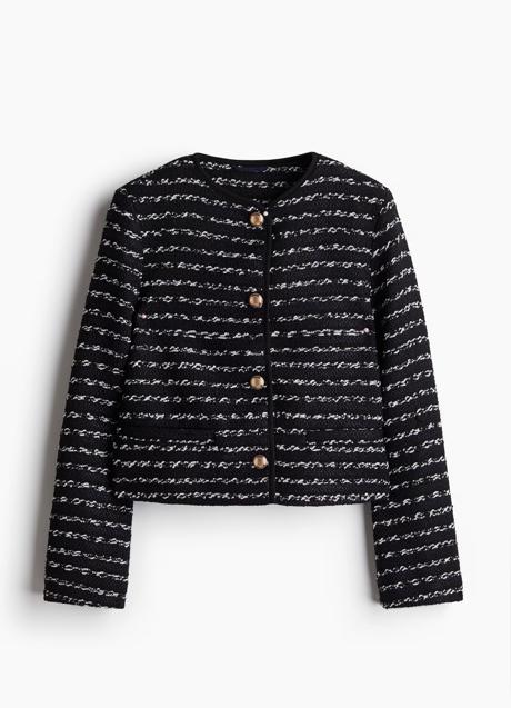 Chaqueta de tweed de H&M (39,99 euros)