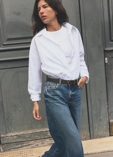 Camisa blanca de Zara (19,99 euros)