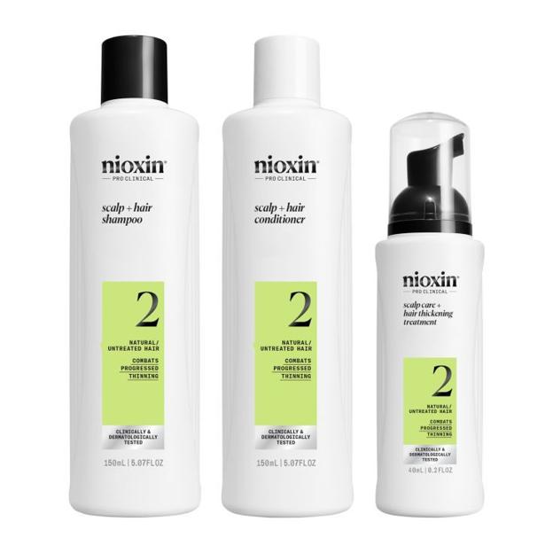 Kit del Sistema 2 Tratamiento de Nioxin. Precio: 49,99 euros