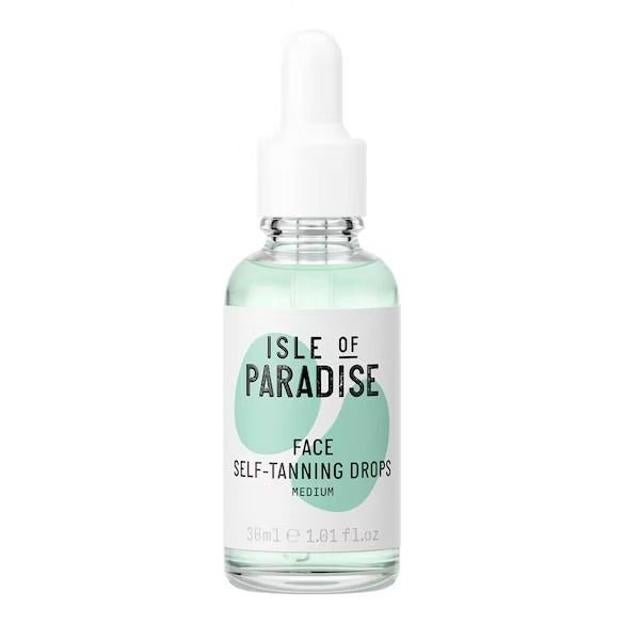 Face Self-Tanning Drops de Isle of Paradise. Precio: 29,99 euros